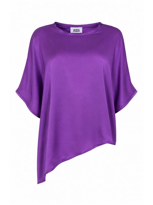Blusa in seta satin Alpha Studio | AD-6582C2010